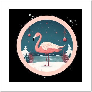 Flamingo Flock Sunset, Love Flamingos Posters and Art